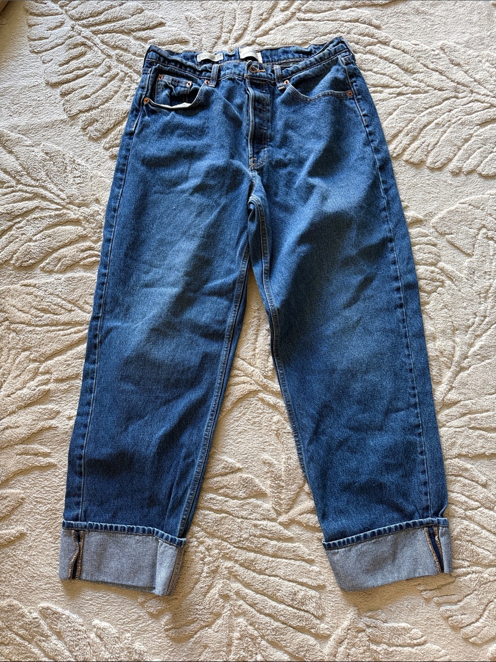 Universal Thread - Midrise 90s Baggy Blue Jeans